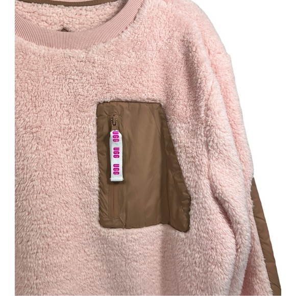 NWT UGG Niko Sherpa Crewneck Top M - Picture 11 of 16